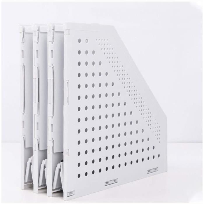 Bac à Documents Fichier rack pliant Stretchable bureau File Organizer ...