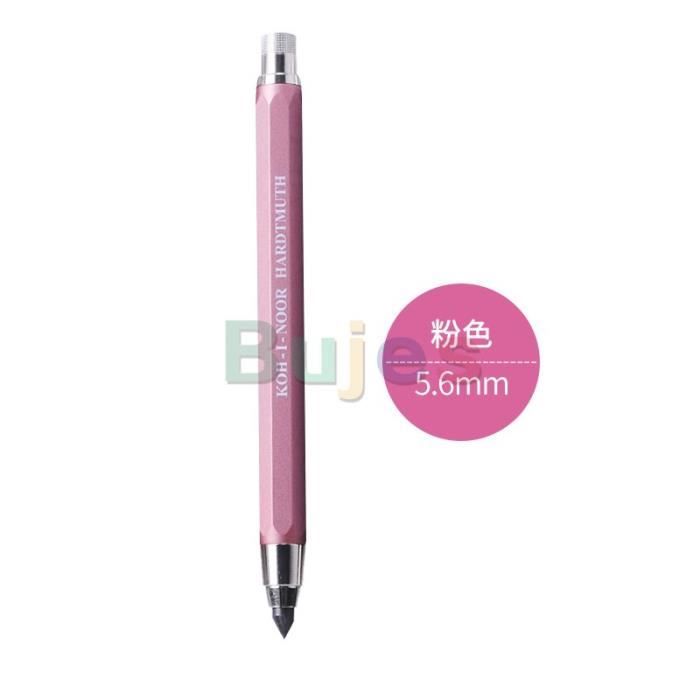 Pssopp Crayon Mécanique 5.6 Mm Acier Inoxydable – Porte-Mine Automatique Recharge Noire Pour Dessin Technique, Croquis, Écriture