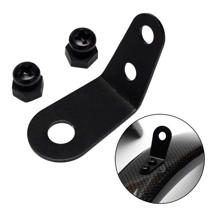 Boucle E CNC Pour Vélo Pliant Brompton Sans Garde-boue - Noir, Design élégant (aluminium 6061)