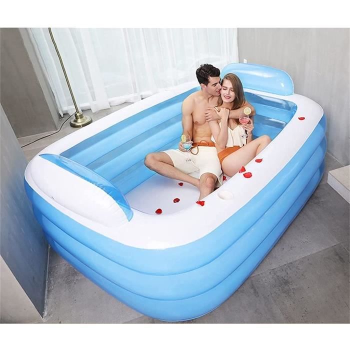 Piscine Gonflable épaissie Pour Jardin - 184L, Grande Taille, Idéale Pour Enfants Et Famille En été - 8