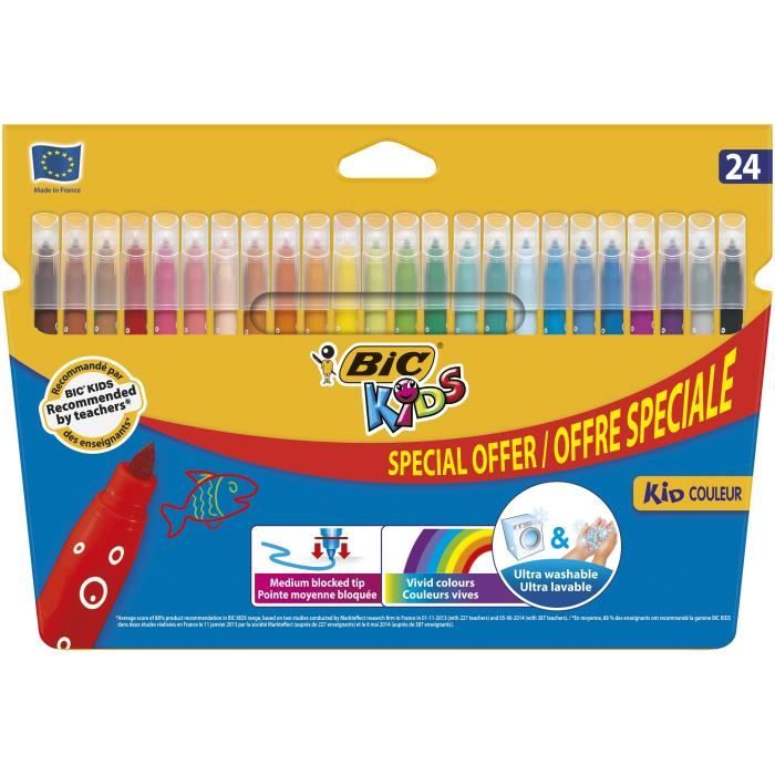 Stylo à bille Original 4 colours pointe moyenne BIC : le stylo à Prix  Carrefour