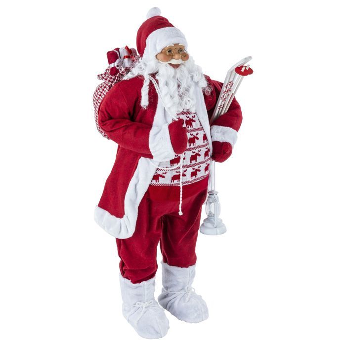 Grand PÈRE Noel (DÉCORATION 120 CM)… Cdiscount Maison