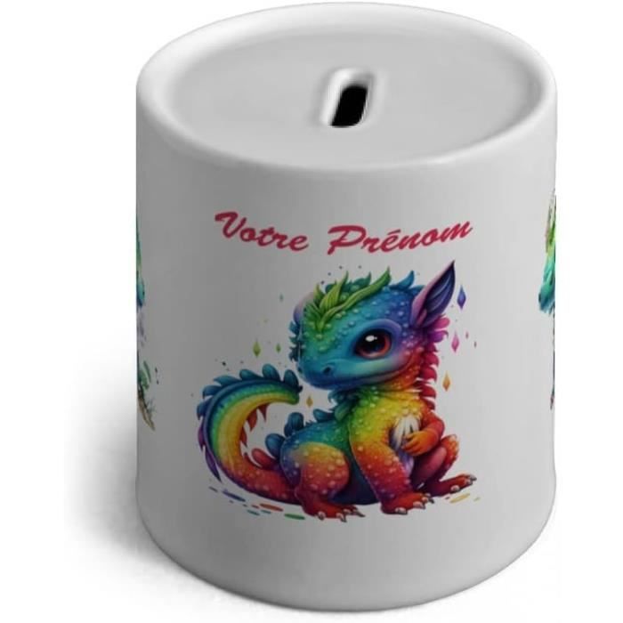 Grande Tirelire En Plastique Transparent - Idée Cadeau