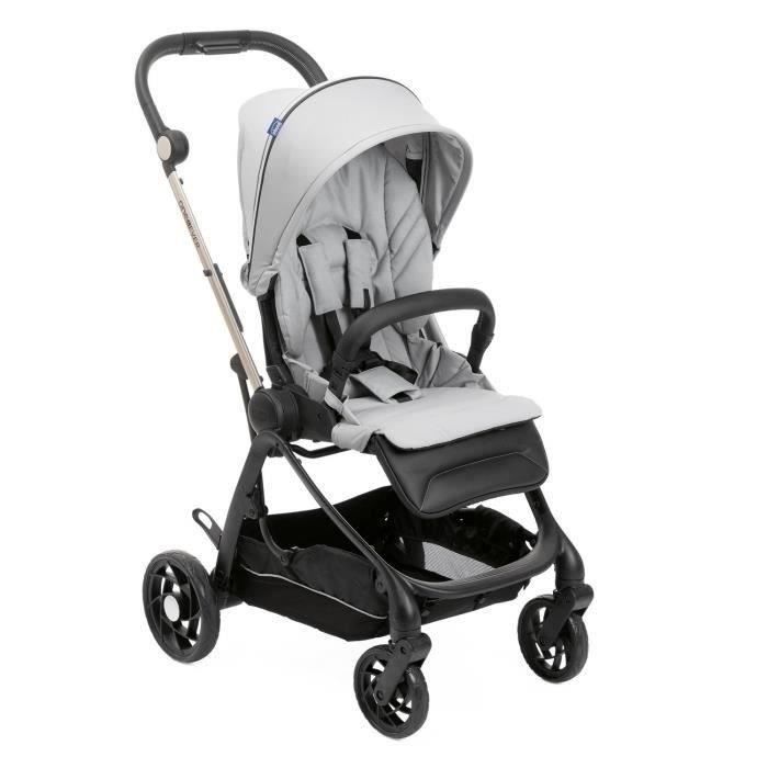 Poussette compacte CHICCO One4Ever Silverleaf - Poussette citadine - Mixte - 0 mois - Naissance - Gr