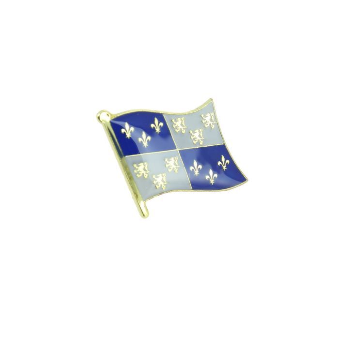 Pin's Drapeau Norvège Flottant - Broche Badge Norvégien CLJ Charles Le Jeune - Qualité Premium