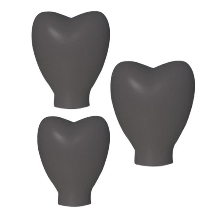 3 Pièces de Couverture de Pinceau de Maquillage En Silicone de Amante