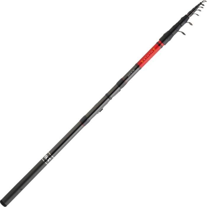 Canne à Truite Daiwa Exceler T 60 R – 5,9 M, 295 G, Téléscopique, Encastrable 137 Cm, Pour Pêche Sportive