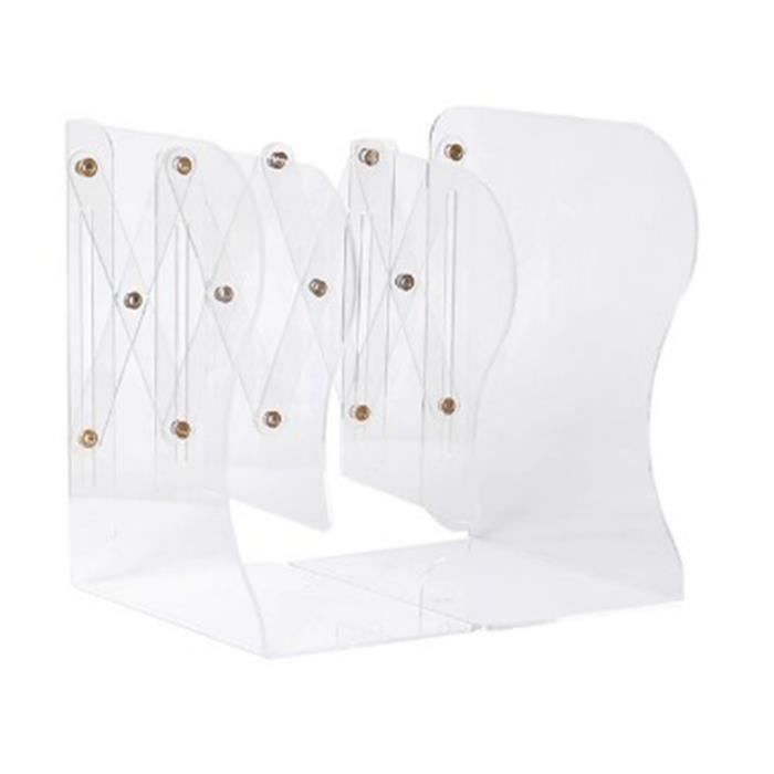 Serre Livres En Acrylique Transparent Original Pour Chambre Bibliotheque Bureau Ou Ecole Support De Rangement Pratique Et Esthetique 91767375