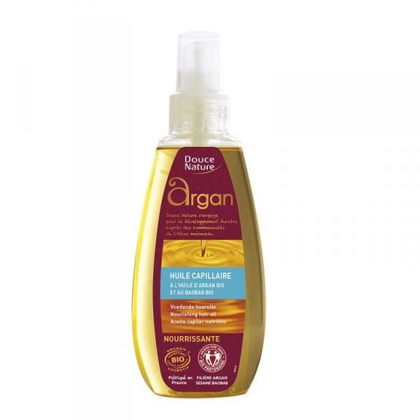 Spray Capillaire Nourrissant à L'huile D'argan Bio 200ml - Répare Les Cheveux Abîmés - Sans Parabène - The Beauty Dept.