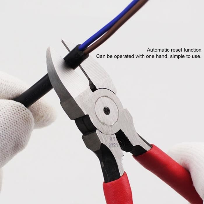 MAGICLULU Pince Coupante Diagonale – Coupe-fil En Acier Inoxydable, Pour Cordage De Raquette De Badminton Et Tennis, Poignées Antidérapantes, Sans Dents Pour Ne Pas Abîmer Les Fils