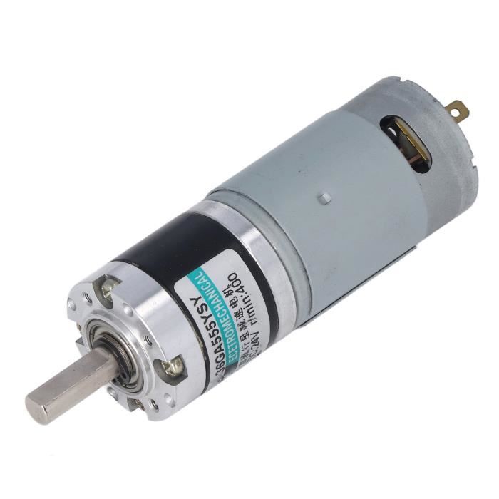 Moteur à Engrenages Métal DC 12V/24V 35W XD-GA775 - Haute Puissance Réglable Vitesse + Sens CW/CCW (12V 10 Tr/min)