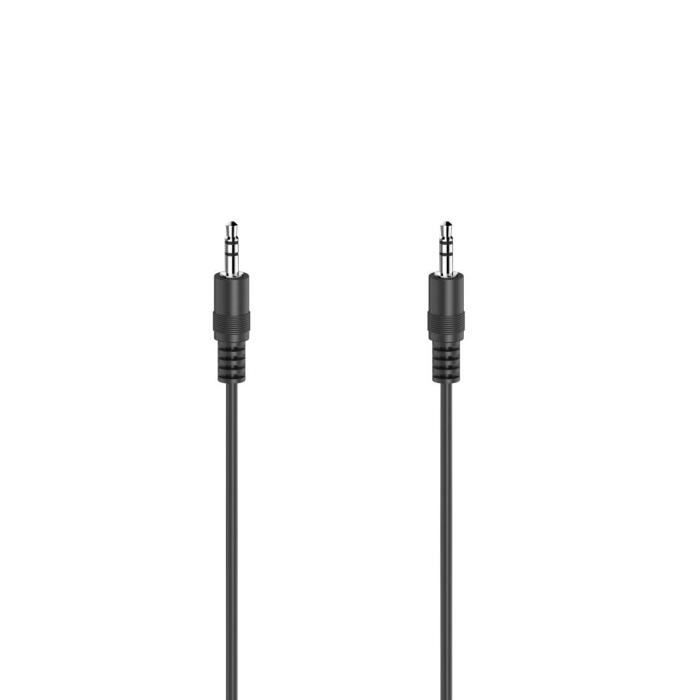 Câble Audio Stéréo Clicktronic 70376 - 0,5 M - Cuivre Plaqué Argent, Blindage 4 Couches