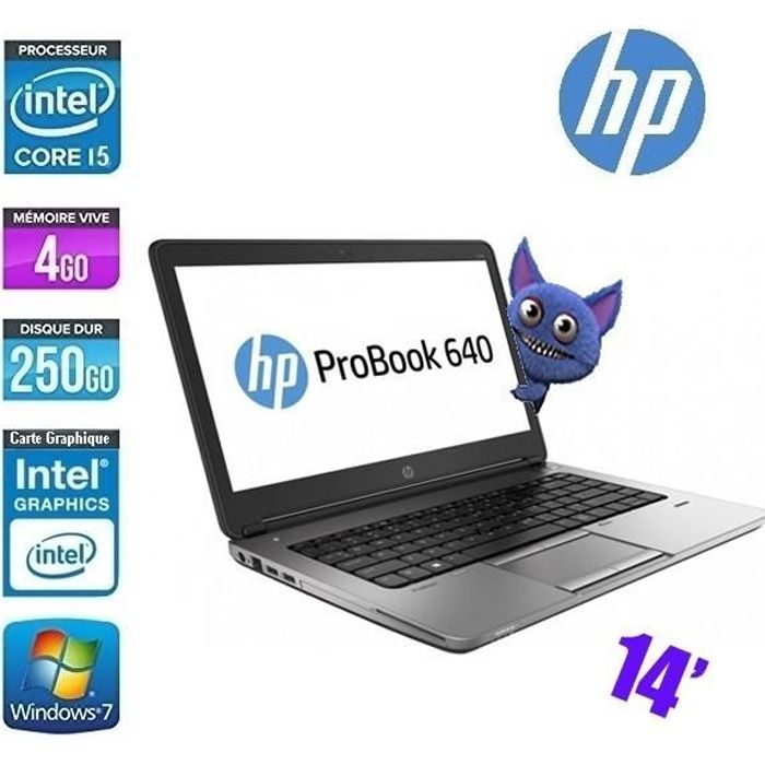 Top achat PC Portable HP PROBOOK 640 G1 CORE I5 4210M 2.6GHZ - GRADE C pas cher