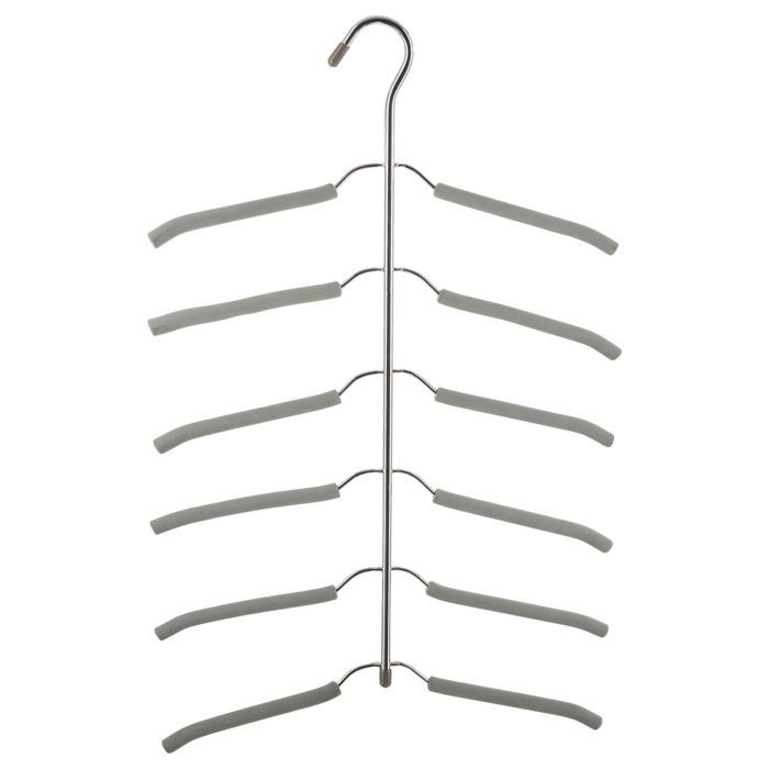 ID Space - Cintre pour 6 chemises - En métal - Gris