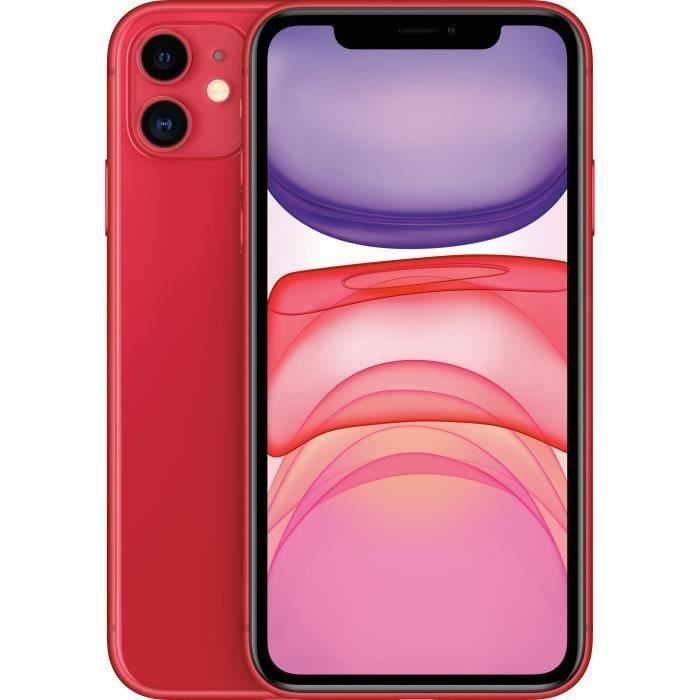 Apple iPhone 11 256 Go Rouge - vue 7