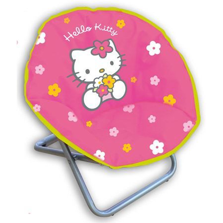 Siège Lune Hello Kitty - JEMINI - Dimensions: 53x56x43 cm - Rose - Enfant - A partir de 3 ans