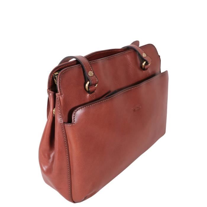 KATANA Sac en cuir collet façon 