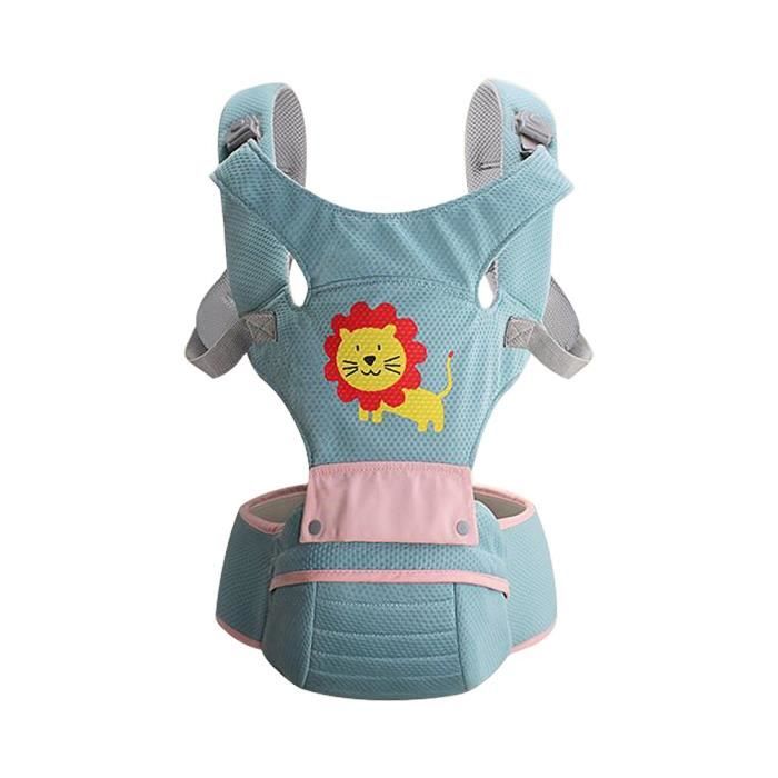 IBOPUXIU - Porte-bébé Ergonomique De 3 à 20 Kg - Léger (390 G) - Positions Face Et Dos - Confortable Pour Parent Et Bébé