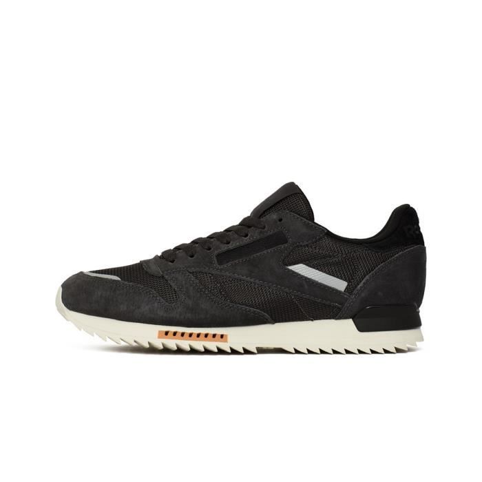 reebok classic leather suede noir