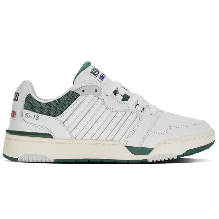 K-SWISS Baskets - K-SWISS - SI-18 Rival - Blanc - Homme - Brlnt wht/posy green