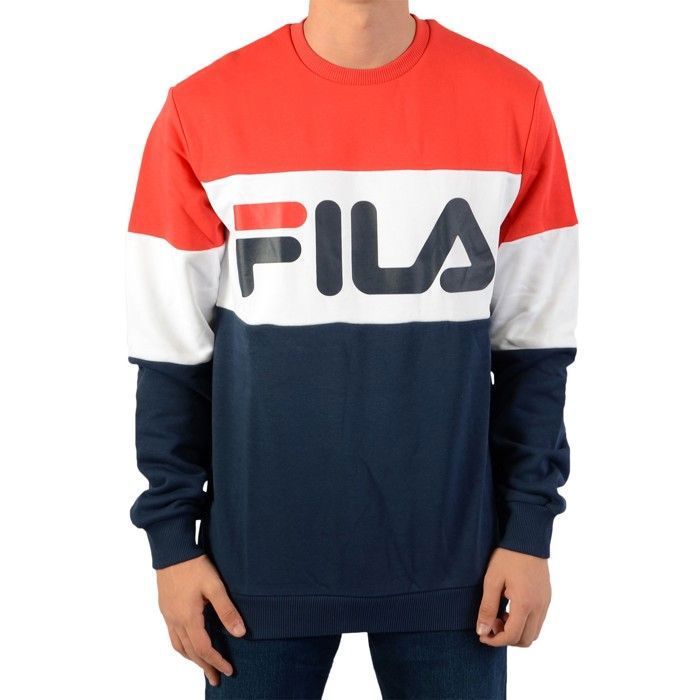 pull fila bleu blanc rouge