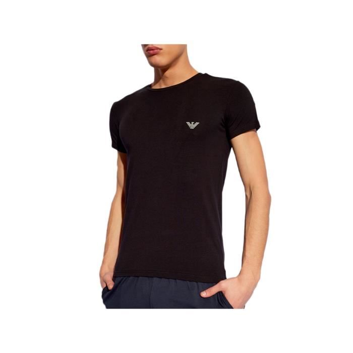 T shirt - Emporio Armani - Homme - GA luxe - Noir - Coton