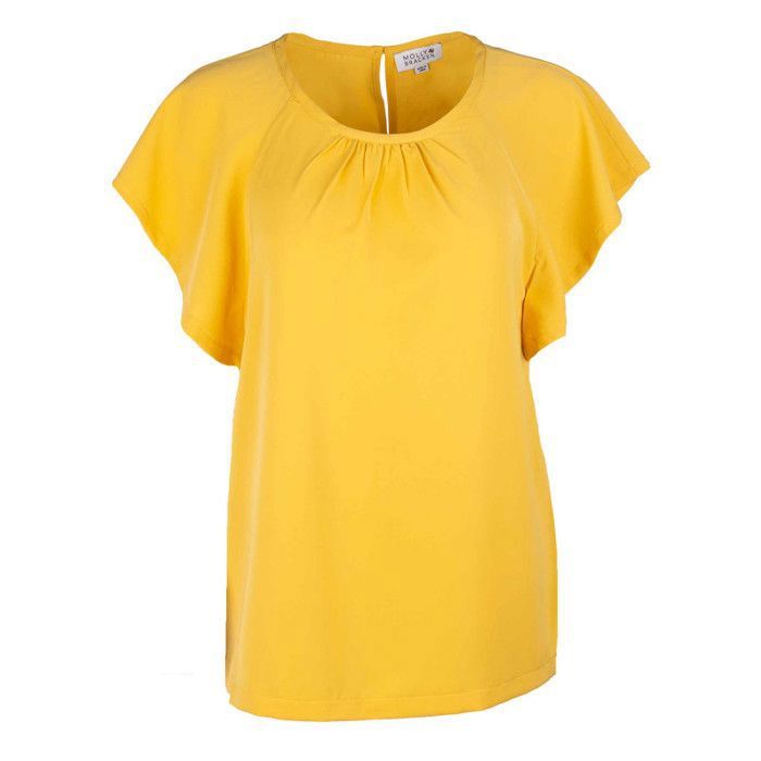 Pull Molly Bracken Beige Avec Col Et Poignets En Dentelle - Taille S/M (36/38) - Occasion Très Bon état