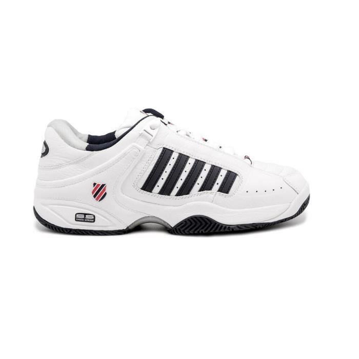 chaussures de tennis k-swiss defier rs - blanc/bleu/rouge - 46