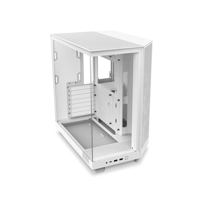 NZXT H6 Flow Blanc - Boîtier moyen tour avec verre trempé panoramique