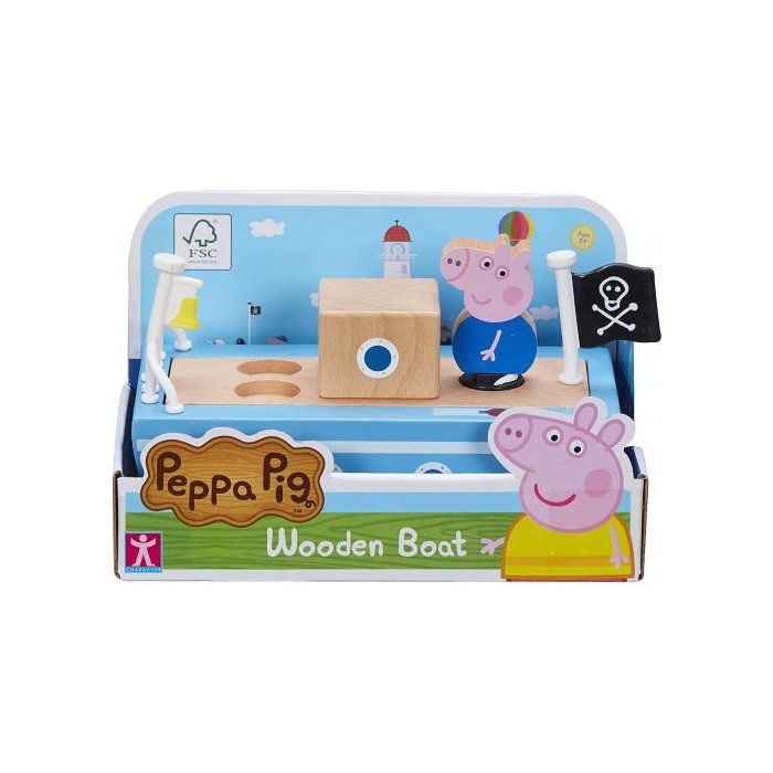 Jouet Peppa Pig Bateau Des Vacances De Papy Pig Avec 3 Personnages - Neuf, Rare, Référence 8717214