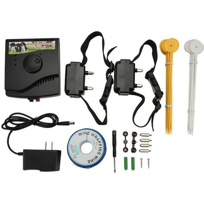 Meilleurs prix pour Pour 2 chiens métro Dog Pet système électrique escrime en - sol Electric Dog Fence collier choc Dog Training Collar