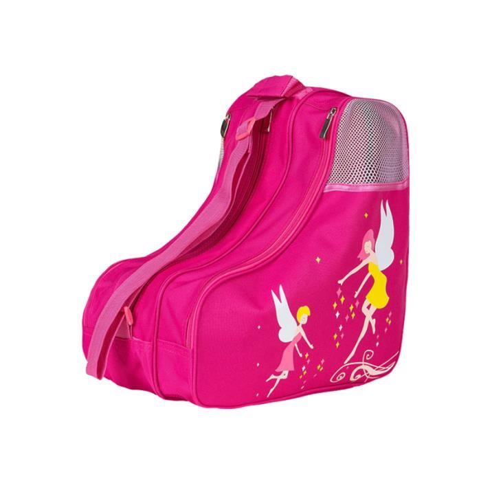 DYNWAVECA Sac de Patinage à Roulettes Sac de Patinage Durable Sac de Transport pour Chaussures de Patinage Sac de Transport pour Patins Quad Hockey
