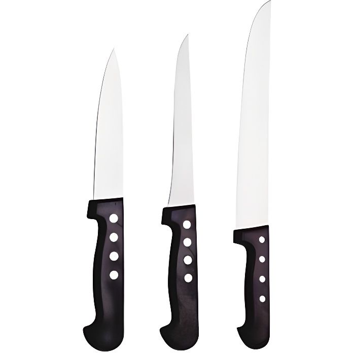Assortiment de 3 couteaux professionnels Pradel Ex