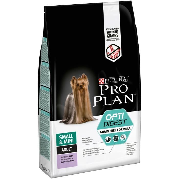 Purina Proplan OptiDigest Chien Small et Mini Adulte Sensitive Dinde 7kg Purina Proplan OptiDigest Chien Small et Mini Adulte Sensitive Dinde 7kg