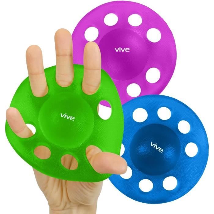 Balle Anti-Stress Forme Main - 10 Lbs - Exercice Doigts Et Poigne - PU Souple - Cadeau Détente