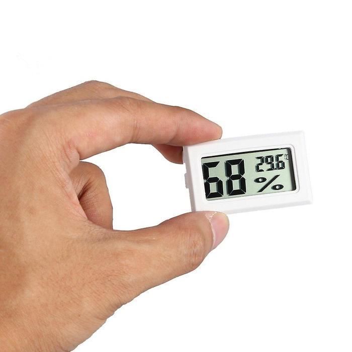 Mini Hygromètre Numérique TFA Dostmann - Mesure Température Et Humidité, Affichage Smiley Confort, Pile Incluse