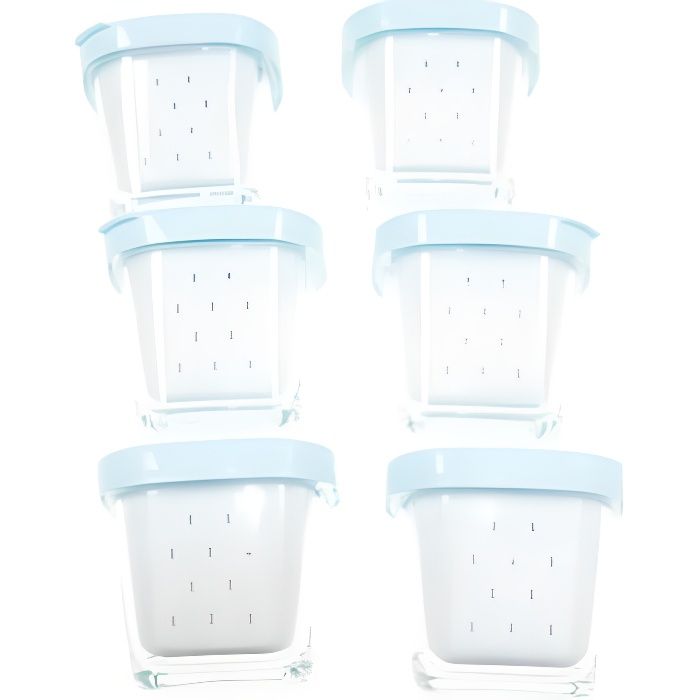 Pot de rechange - SEB - Yahourtière - Bleu - Conçu pour YG651121 YG652822 - YG654827