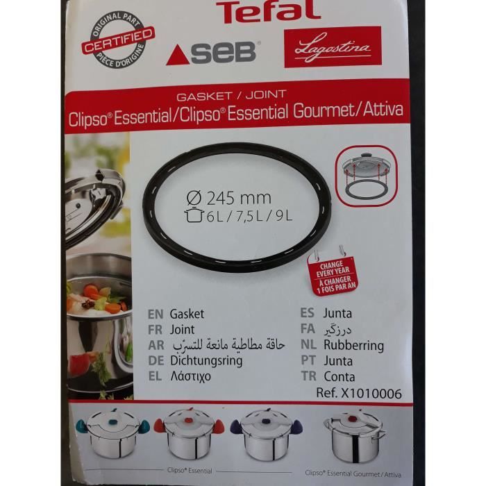 Joint Autocuiseur SEB - Diamètre 253mm, Pour Modèles 6-10L