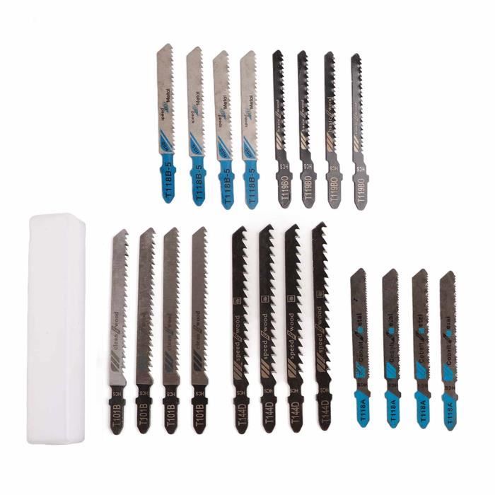 Jeu De Lames De Scie Sauteuse - BAHCO - 91-MIXED-10P - 10 Lames Mixtes