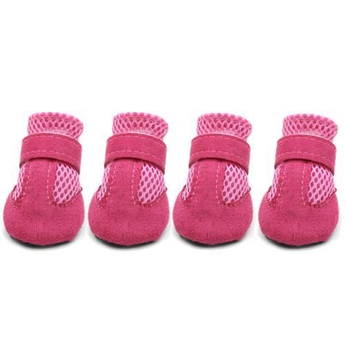 Comparer les prix de Chaussure pour petit Chien Bottes Respirantes Marche Chausson chiot animaux de compagnie protection pattes antidérapante Respirantes