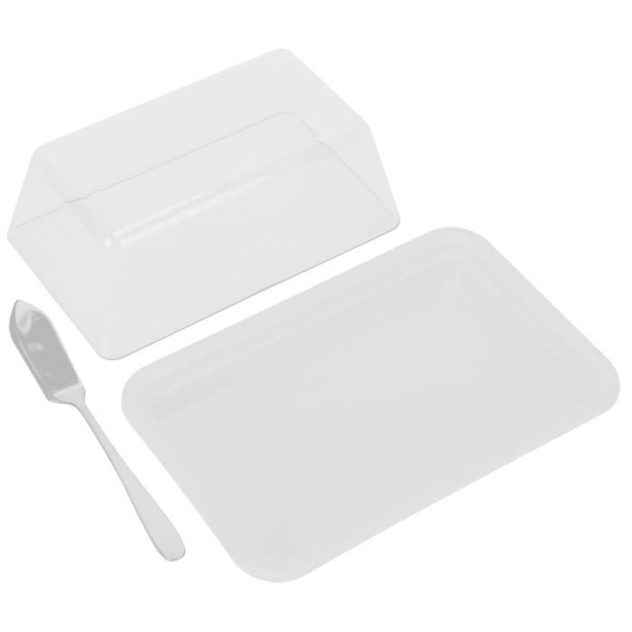 TMISHION Boite à Beurre Rectangulaire Boîte de coupe de beurre  rectangulaire avec couvercle Boîte de rangement de beurre portable