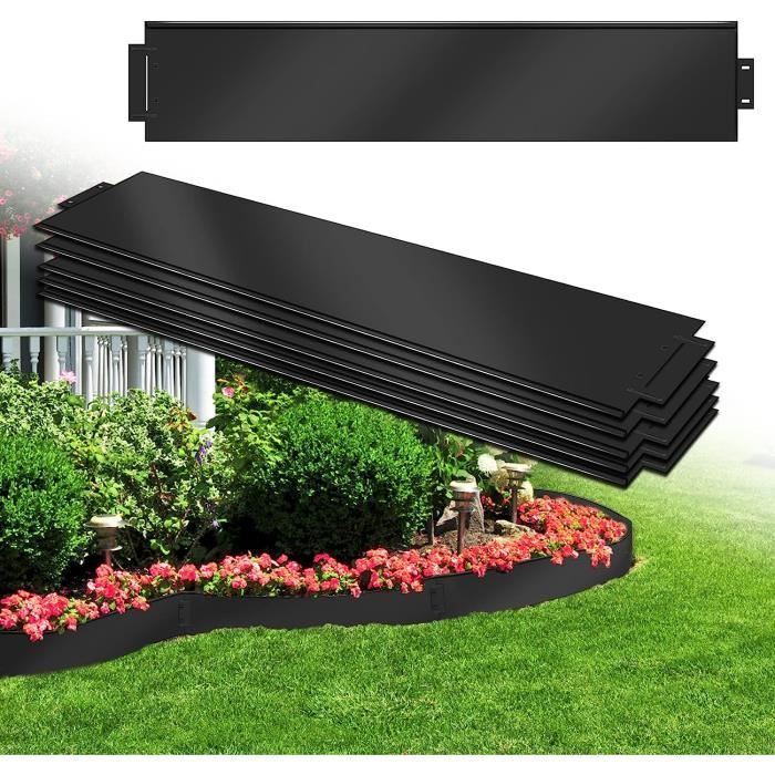 Homoyoyo Bande De Bordure De Jardin Flexible Verte - Séparation Pelouse Et Aménagement Paysager Durable