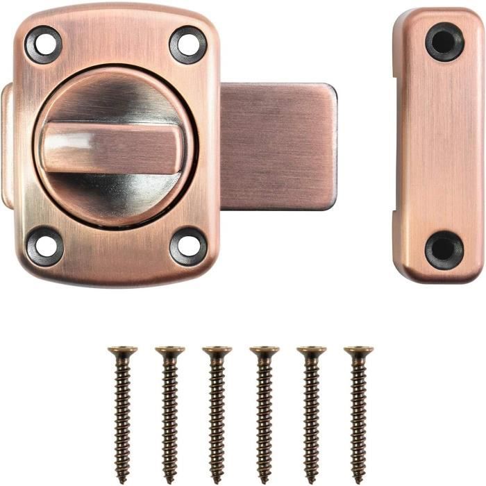 Loquet Rotatif De Porte Loquet Tournant Verrou De Porte Interieure, Loquet Pour Porte Salle De