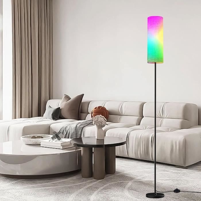 RGB Lampadaire LED, 42W Dimmable Lampadaire Changement de Couleur
