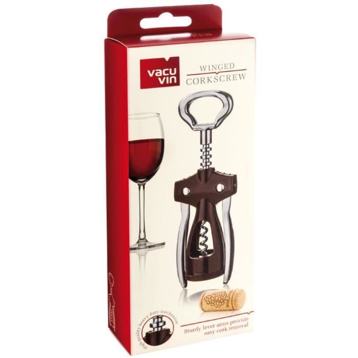 Ouvre-Bouteille Professionnel avec Design R/étro Tire-bouchon /à Ailettes Bouteille de Vin Rouge
