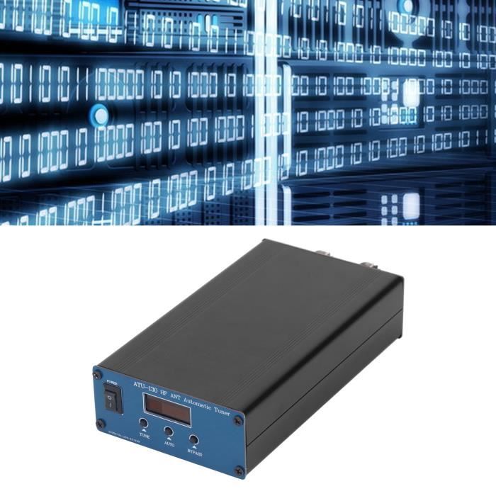 Tuner Antenne Radio Oumefar ATU-100 Automatique 1.8-55MHz - Écran 0.96" (Port USB-C)
