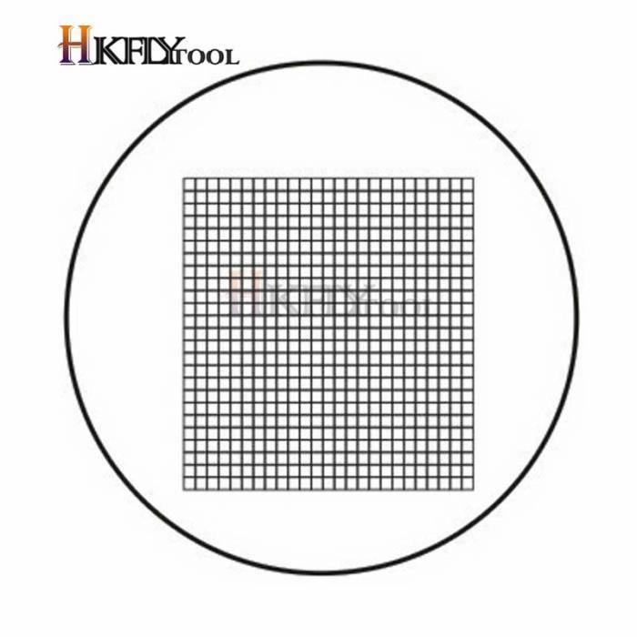 Micromètre Oculaire Pour Microscope - Réticule De Mesure Et Règle D'étalonnage, Précision Accrue