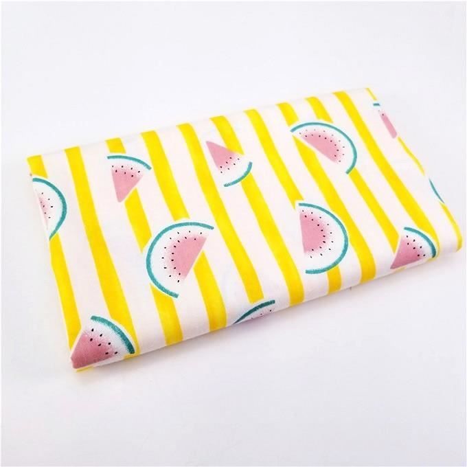 E Style 50x160cm Tissu Matelasse En Coton Serge Serie Jaune Textile Respirant De Haute Qualite Pour Bebe Et Enfant Par Metres Cdiscount Beaux Arts Et Loisirs Creatifs