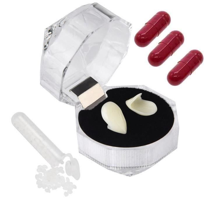 Halloween Decoration Fangs De Vampire Rétractables 2 Pièces