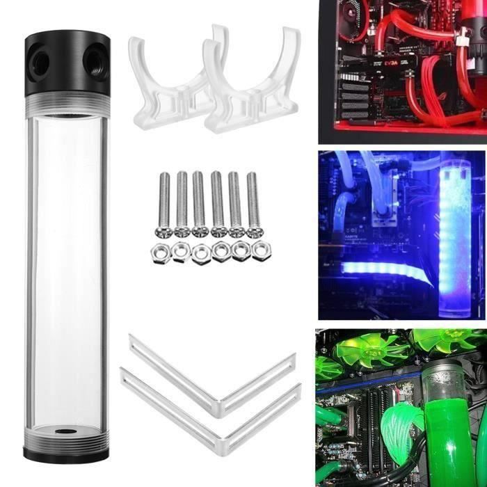 Radiateur Watercooling PC 360 Mm - 12 Tubes En Aluminium - Filetage G1/4 - Pour Refroidissement Liquide CPU/GPU - Compatible Systèmes 120/240/360 Mm - 5